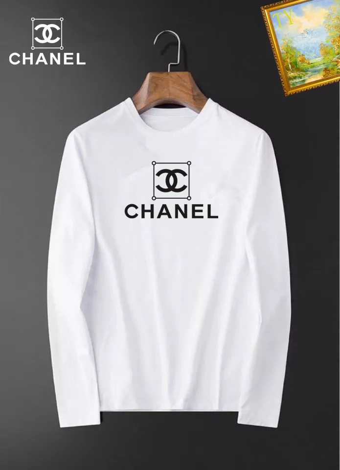 chanel t-shirt manches longues pour unisexe s_1276431